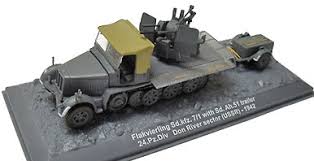 003 ALTAYA FLAKVERLING SD. KFZ 7/1 WITH SD AH 51 TRAILER 24.PZ R - Click Image to Close